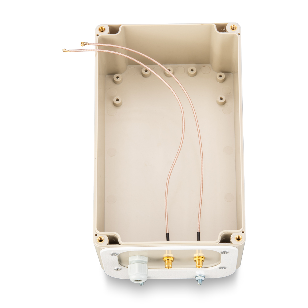 Гермобокс KGG-SMAx2 для сетчатой параболической антенны