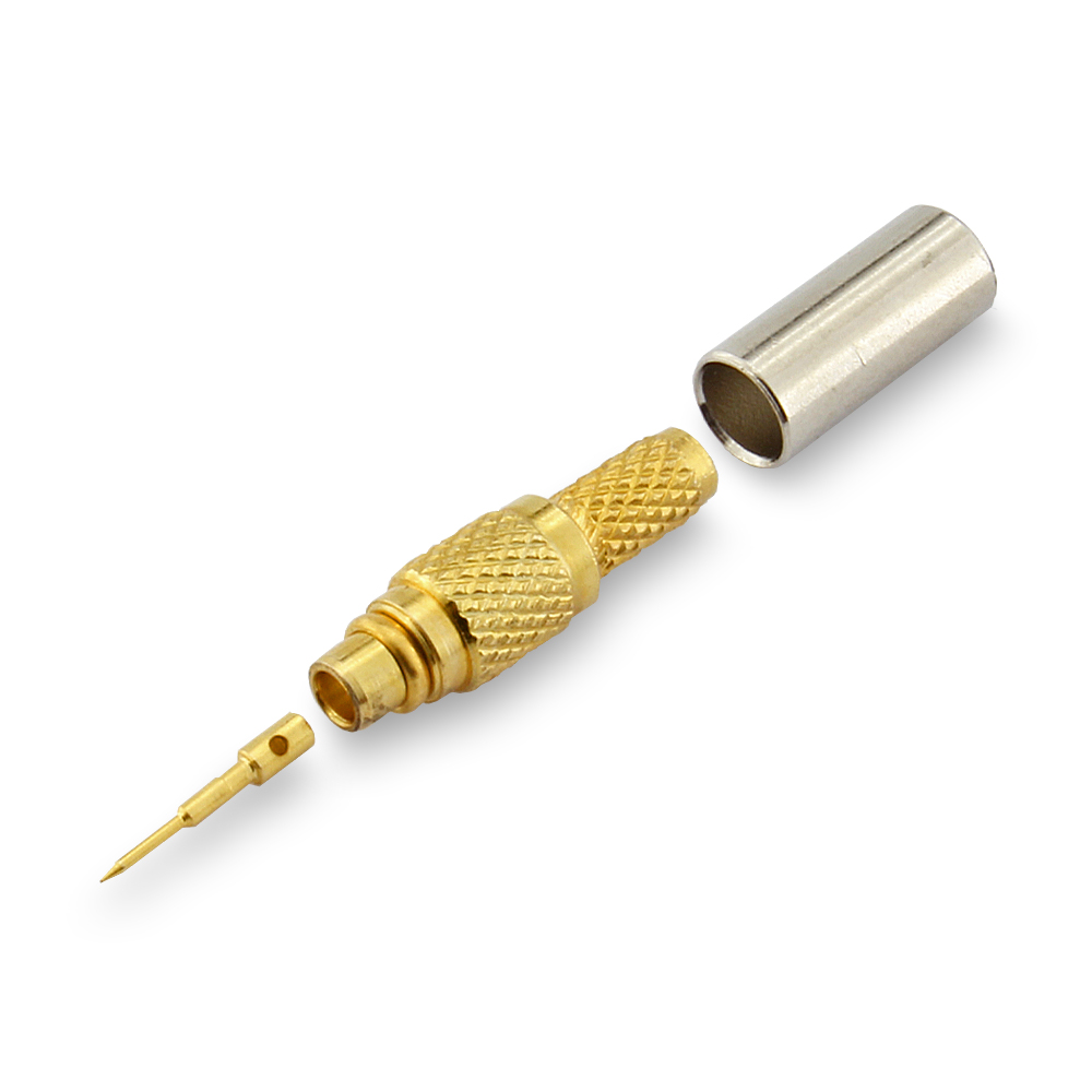 Разъем MMCX(male) на кабели RG-174, RG-316, обжимной 