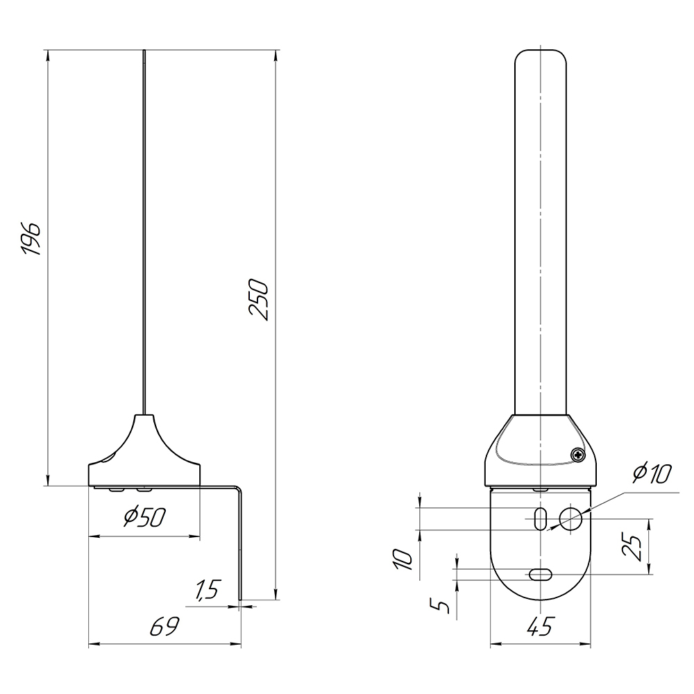 Всенаправленная антенна KC3-800/2700T