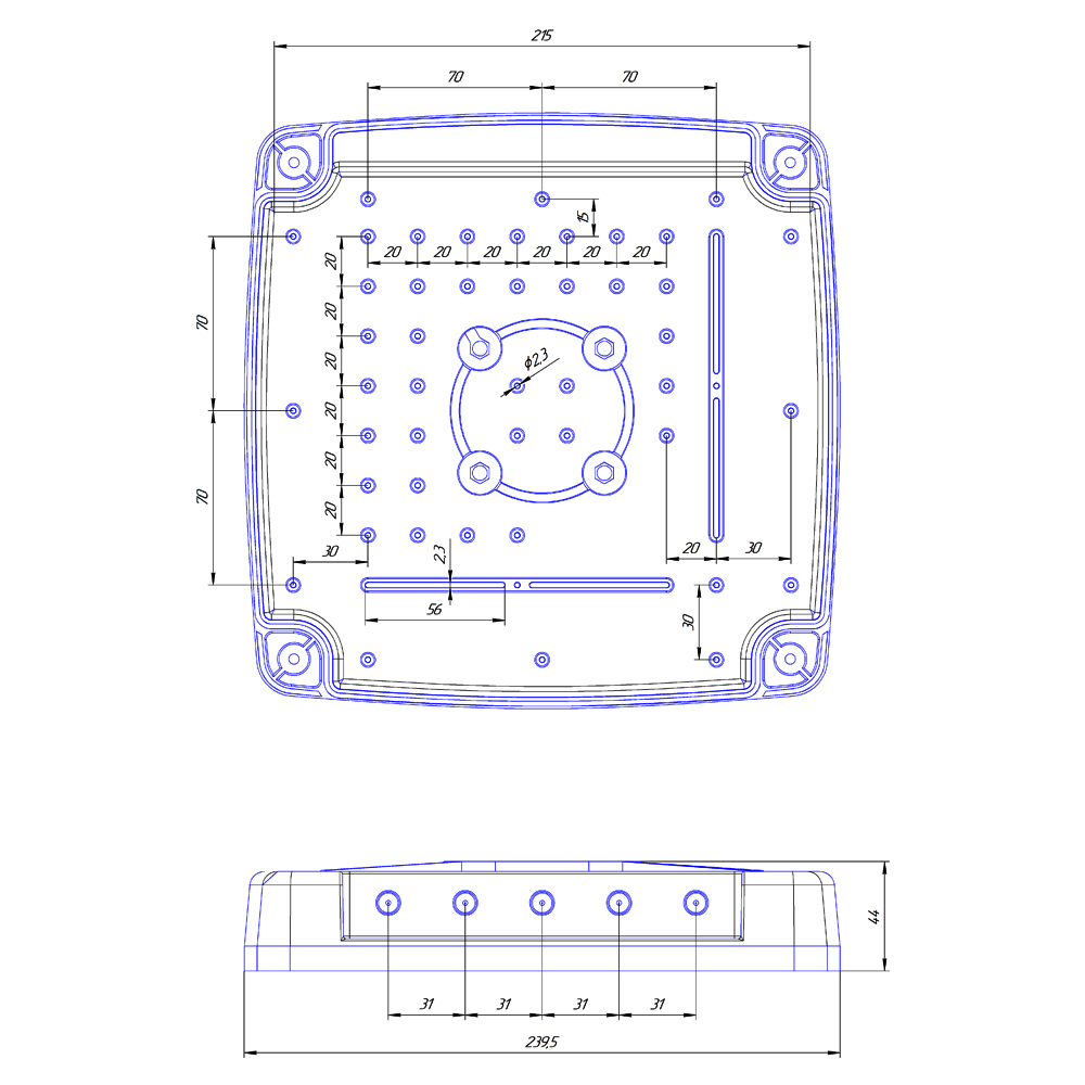 Роутер Kroks Rt-Ubx m6-G с модемом LTE cat.6