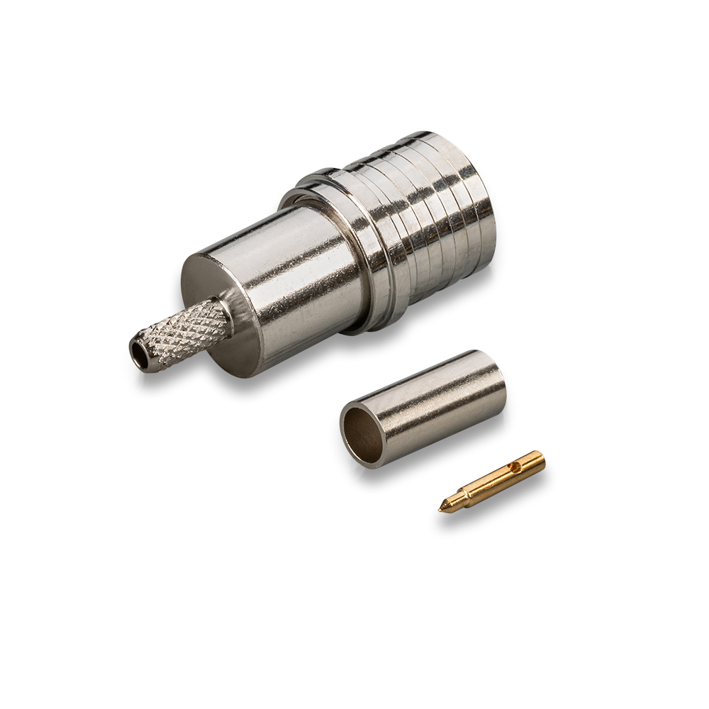 Разъем QMA(male) на кабели RG-316, RG-174