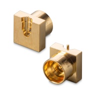 Разъем SМP(male) на плату, угловой, до 6 ГГц, rev.Y