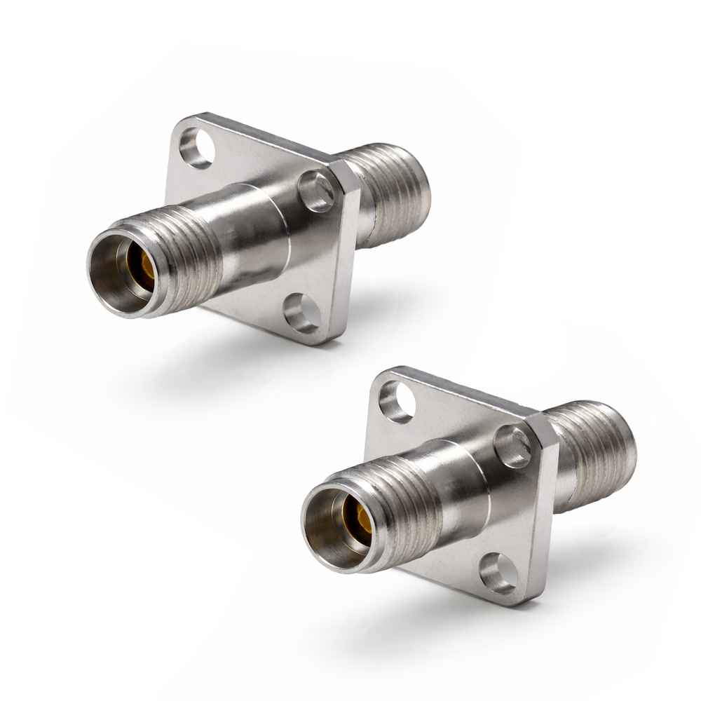 Переходник 2.92mm(female) - 2.92mm(female), фланцевый, до 40 ГГц, rev.Y