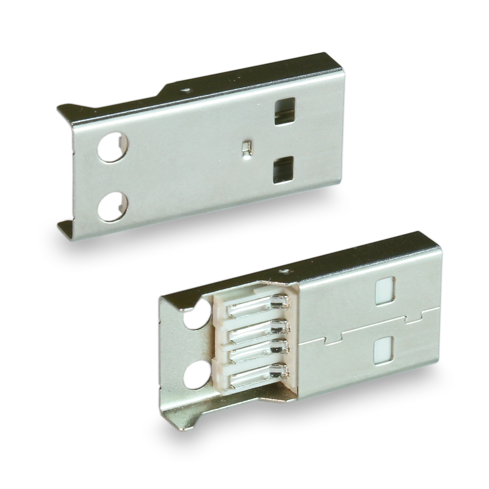 Разъем USB2.0(male) type A, на кабель